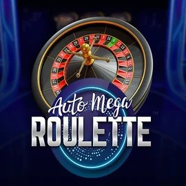 Auto Mega Roulette slot logo by Pragmatic Play at Hugo Casino