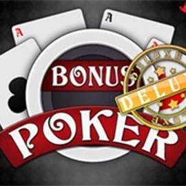 Bonus Poker Deluxe - 3 Hands logo by RTG (Reel Time Gaming) Hugo Casino