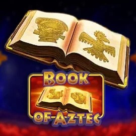 Book of Aztec online game logo by Amatic Industries on hugo-casinos.es