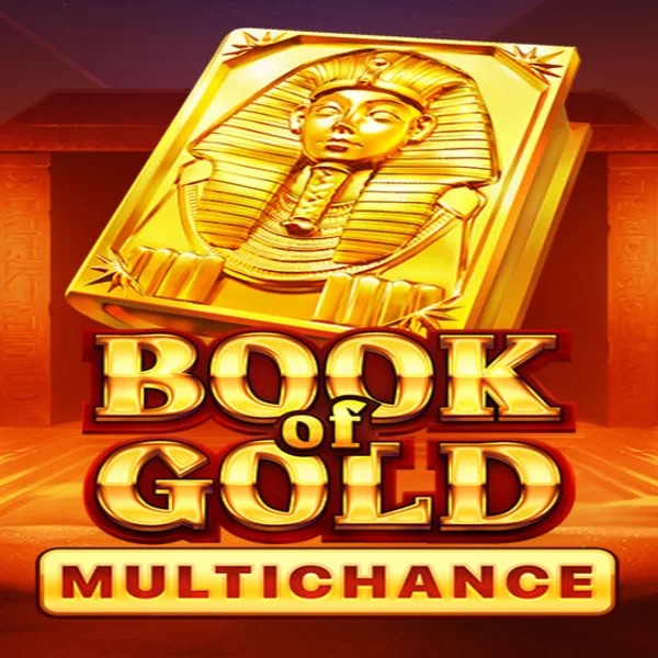 Book of Gold Multichance logo by Playson Hugo Casino