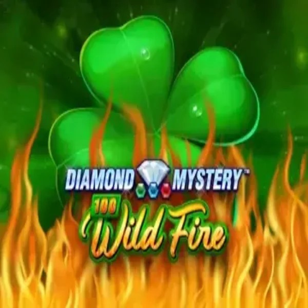Diamond Mystery 100 Wild Fire slot icon by Greentube, available at Hugo Casino