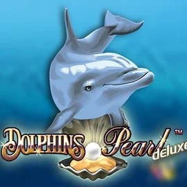 Dolphins Pearl Deluxe slot icon by Novomatic, available at Hugo Casino