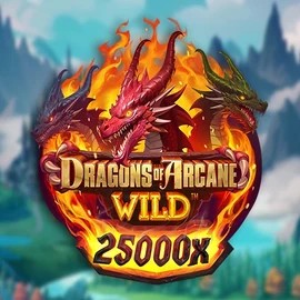 Dragons of Arcane Wild logo by Foxium at Hugo Casino