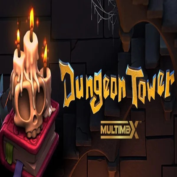 Slots logo of Dungeon Tower from Peter & Sons at Hugo Casino