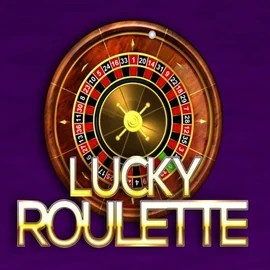 Lucky Roulette slot logo by Belatra Games at Hugo Casino