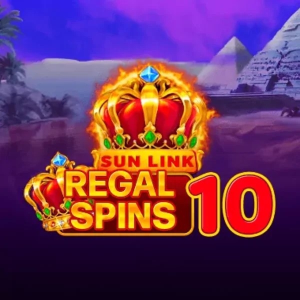 Official Slots logo: Regal Spins 10 by PatePlay at Hugo Casino