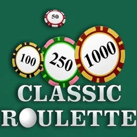 Roulette logo – Table Games by OneTouch Games at Hugo Casino