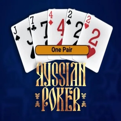 Russian Poker slot visual from OneTouch Games available on hugo-casinos.es