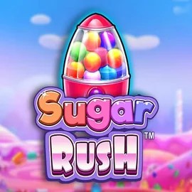 Sugar Rush slot icon by Pragmatic Play, available at Hugo Casino