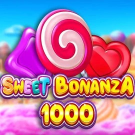 Official Slots logo: Sweet Bonanza 1000 by Pragmatic Play at Hugo Casino